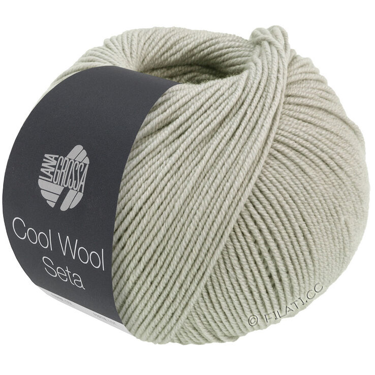 Lana Grossa COOL WOOL Seta | 05-Seidengrau
