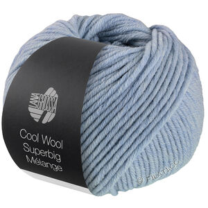 Lana Grossa COOL WOOL Superbig Mélange | 206-Hellblau meliert