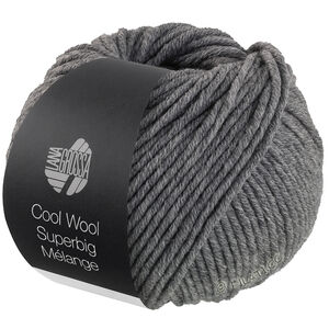 Lana Grossa COOL WOOL Superbig Mélange | 217-Dunkelgrau meliert