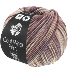 Lana Grossa COOL WOOL  Print | 845-Grège/Beige/Mauve/Taupe/Graubraun