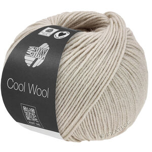 Lana Grossa COOL WOOL Mélange (We Care) | 1491-Grège meliert
