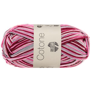 Lana Grossa COTONE  Print/Spray/Mouliné | 327-Rosa/Pink/Bordeaux/Hellgrau
