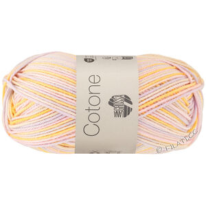 Lana Grossa COTONE  Print/Spray/Mouliné | 357-Hellgelb/Zartlila/Rosé/Ecru