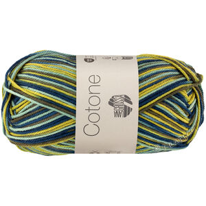 Lana Grossa COTONE  Print/Spray/Mouliné | 360-Resedagrün/Dunkelpetrol/Helloliv/Dunkeloliv