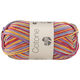Lana Grossa COTONE  Print/Spray/Mouliné | 364-Lila/Graugrün/Gelb/Dunkelpink