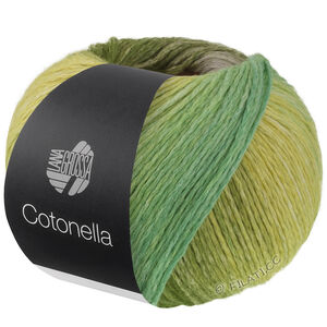 Lana Grossa COTONELLA | 18-Dunkeloliv/Flieder/Gelb/Orange/Pink/Schlamm/Minttürkis/Dunkelgrau
