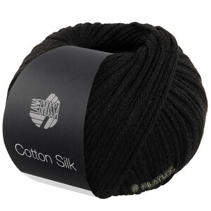 Lana Grossa COTTON SILK | 12-Schwarz