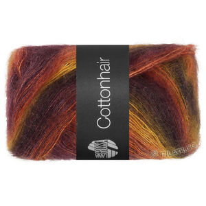 Lana Grossa COTTONHAIR | 110-Gelb/Orange/Rost/Burgund/Dunkelbraun