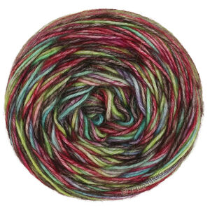 Lana Grossa ECOPUNO Hand-dyed | 52-Hellgrün/Brombeer/Petrol/Graulila/Bordeaux