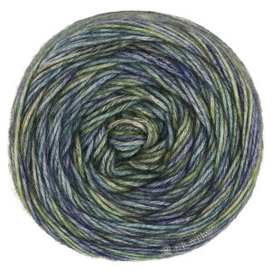 Lana Grossa ECOPUNO Hand-dyed | 61-Grün/Petrol/Oliv/Moosgrün/Blauviolett/Graublau/Grau