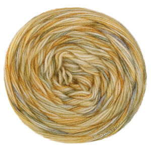 Lana Grossa ECOPUNO Hand-dyed | 69-Ockergelb/Goldgelb/Rohweiß/Graugrün/Blaugrau