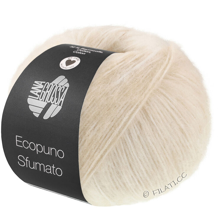 Lana Grossa ECOPUNO Sfumato | 701-Rohweiß/Beige