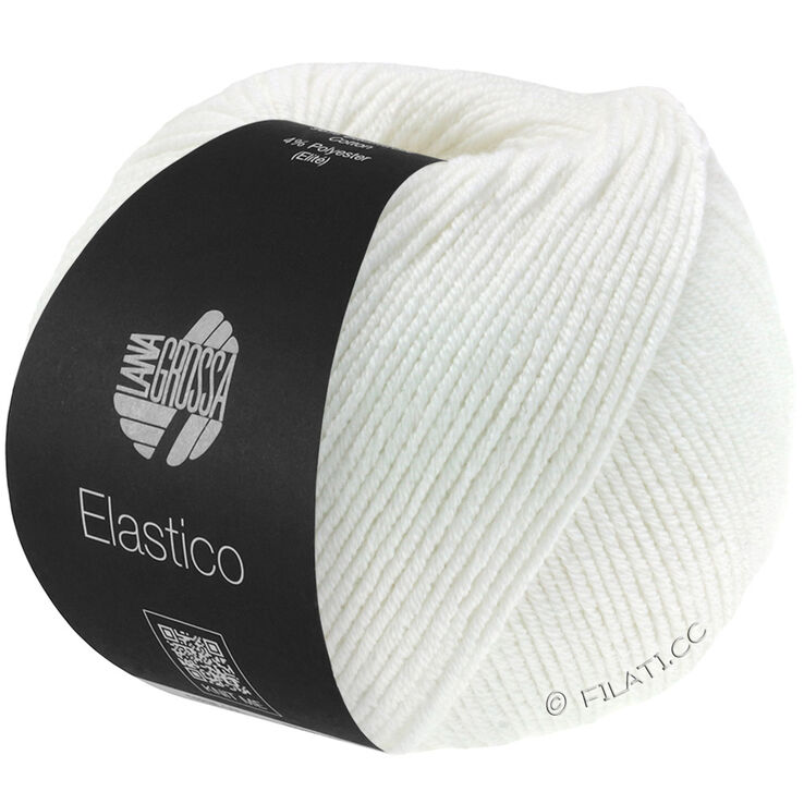 Lana Grossa ELASTICO | 001-Weiß