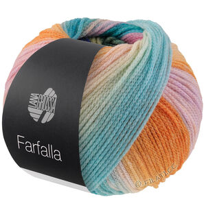 Lana Grossa FARFALLA | 07-Türkis/Zitrusgelb/Pink/Flieder/Lila/Altrosa/Graugrün/Zartgrün/Dunkelgrün/Orange