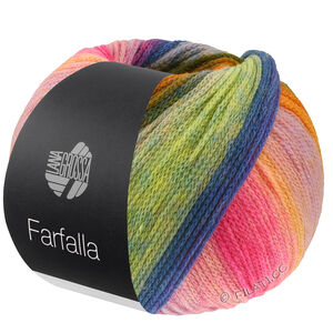 Lana Grossa FARFALLA | 11-Orange/Beige/Lila/Lachs/Pink/Violett/Marine/Gelbgrün/Gelb/Türkis