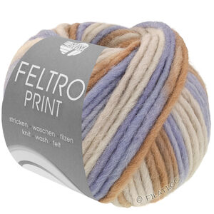 Lana Grossa FELTRO Print | 1314-Hellgrau/Taupe/Veilchenblau/Beige