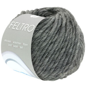 Lana Grossa FELTRO | 004-Dunkelgrau meliert