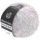 Lana Grossa GARZATO Fleece Uni/Print/Dégradé | 025-Weiß/Rosa/Grau
