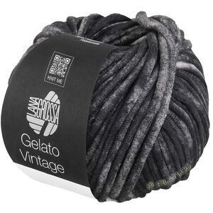 Lana Grossa GELATO Vintage | 110-Anthrazit/Weiß