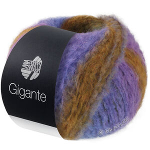 Lana Grossa GIGANTE | 14-Violett/Veilchenblau/Moosgrün/Khaki/Ocker