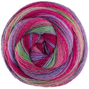 Lana Grossa GOMITOLO ARTE | 1022-Grau/Lila/Pink/Fuchsia/Grün/Pflaume/Zyklam