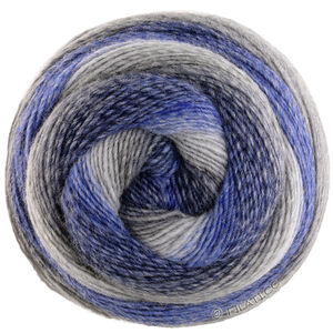 Lana Grossa GOMITOLO VERSIONE | 455-Jeans/Royal/Graublau/Hellgrau/Mittelgrau/Dunkelgrau/Schwarzblau