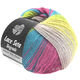 Lana Grossa LACE Seta Dégradé 50g | 111-Türkis/Antikviolett/Zyklam/Petrol/Gelbgrün