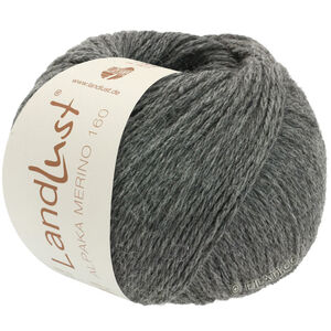 Lana Grossa LANDLUST Alpaka Merino 160 | 408-Dunkelgrau