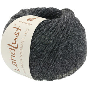 Lana Grossa LANDLUST Alpaka Merino 160 | 409-Anthrazit