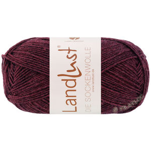 Lana Grossa LANDLUST DIE SOCKENWOLLE 50g Mélange | 1602-Weinrot meliert