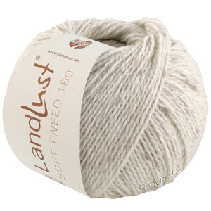 Lana Grossa LANDLUST Soft Tweed 180 | 125-Silbergrau meliert