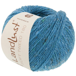 Lana Grossa LANDLUST Soft Tweed 180 | 129-Türkisblau meliert