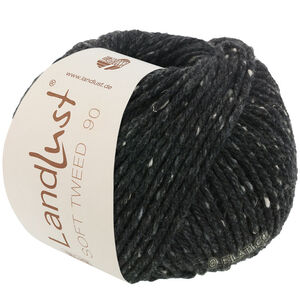 Lana Grossa LANDLUST Soft Tweed 90 | 06-Schwarz meliert