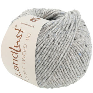 Lana Grossa LANDLUST Soft Tweed 90 | 17-Hellgrau meliert