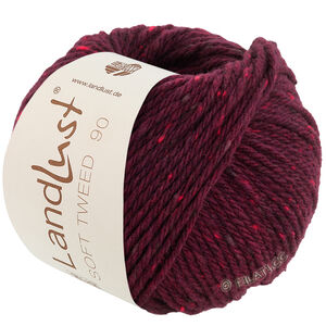 Lana Grossa LANDLUST Soft Tweed 90 | 23-Burgund meliert