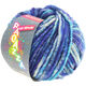 Lana Grossa LEI Mouliné/Color Mix/Spray (Auslauffarben) | 324-Blauviolett/Türkis/Dunkelpetrol/Rohweiß