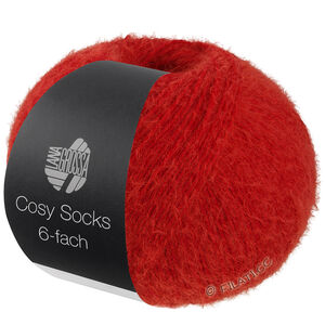 Lana Grossa MEILENWEIT 6-FACH 150g Cosy Socks | 1012-Rot