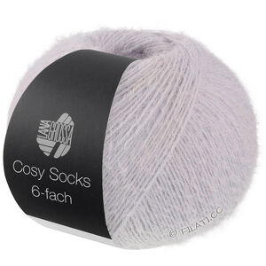 Lana Grossa MEILENWEIT 6-FACH 150g Cosy Socks | 1013-Silbergrau