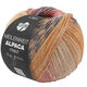 Lana Grossa MEILENWEIT 6-FACH 150g Alpaca Print | 1204-Ockergelb/Camel/Beige/Himbeerrot/Grau