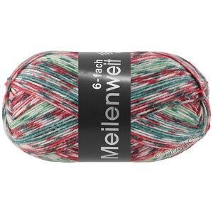 Lana Grossa MEILENWEIT 6-FACH 150g Merino Christmas Lurex | 0628-