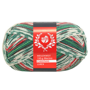Lana Grossa MEILENWEIT 6-FACH 150g Merino Christmas Lurex | 0635-