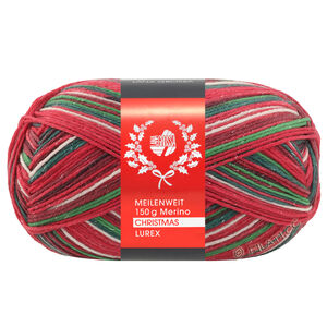 Lana Grossa MEILENWEIT 6-FACH 150g Merino Christmas Lurex | 0636-
