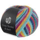 Lana Grossa MEILENWEIT 6-FACH 150g Cosy Socks Multi Stripes | 2203-Fuchsia/Gelb/Türkis/Dunkelpetrol/Blauviolett