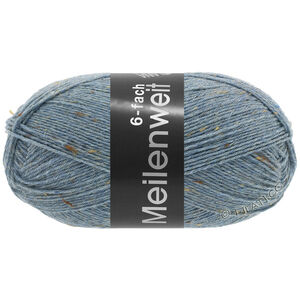 Lana Grossa MEILENWEIT 6-FACH 150g Mouliné/Tweed | 9227-Jeansblau meliert
