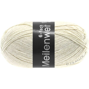Lana Grossa MEILENWEIT 6-FACH 150g | 9228-Natur meliert