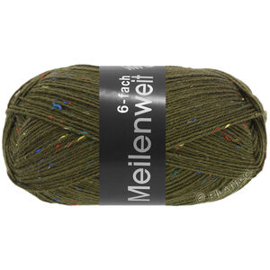 Lana Grossa MEILENWEIT 6-FACH 150g Mouliné/Tweed | 9248-Dunkelgrün