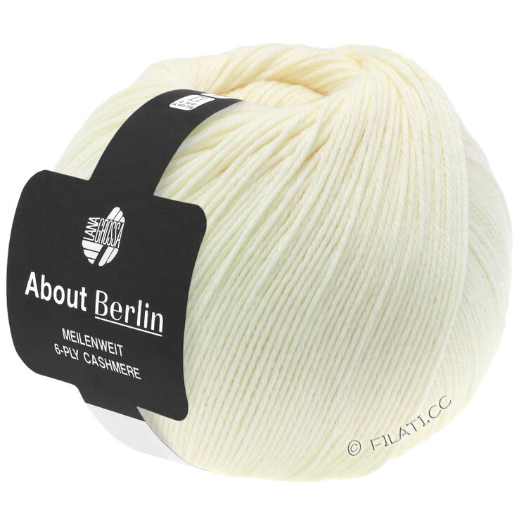 Lana Grossa MEILENWEIT 6-PLY CASHMERE (ABOUT BERLIN) | 001-Rohweiß