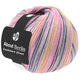 Lana Grossa MEILENWEIT 100g Cashmere Street (ABOUT BERLIN) | 836-Rosa/Hellgrau/Dunkelgrau/Gelb/Puderrosa