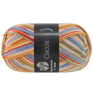 Lana Grossa MEILENWEIT 100g Caccia | 5304-Ockergelb/Türkisblau/Hellbeige/Limette/Rostrot/Lila/Rosa