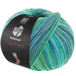 Lana Grossa MEILENWEIT 100g Cashmere Inverno | 123-Jade/Türkis/Petrolblau/Petrolgrün/Jeans/Graublau/Graugrün